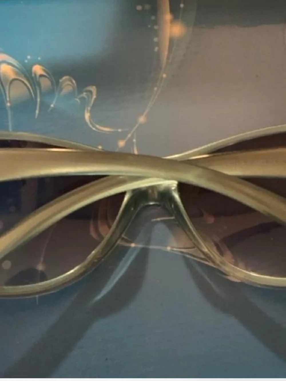 Ralph Lauren polo jeans Women’s Oversized light blue Fashion Sunglasses